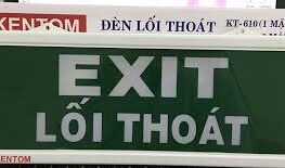 Đèn exit áp tường Kentom